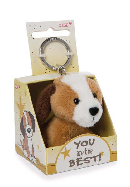 Key Ring Dog "You are the best!" in gift box