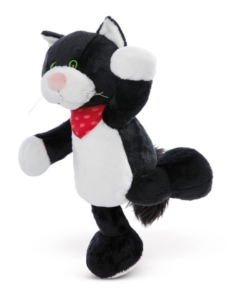 Cuddly Toy Cat Pepper with bending function in gift box