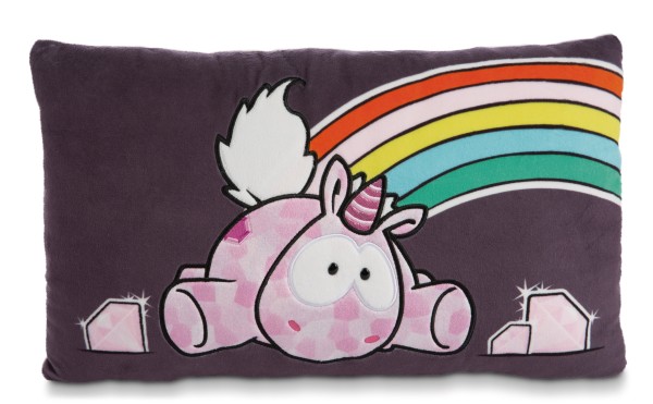 Rectangular cushion unicorn Pink Diamond