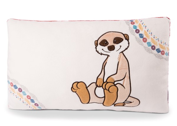 Rectangular cushion meerkat