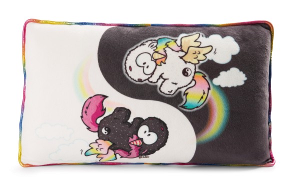 Rectangular Cushion Unicorn Rainbow Yin & Rainbow Yang