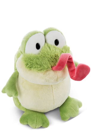 Nici friends lustiger Frosch mit Zunge 25 cm green Kollektion neu 2022 