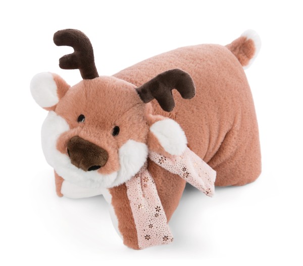 Cuddly Toy Pillow Reindeer Jonte NICI GREEN