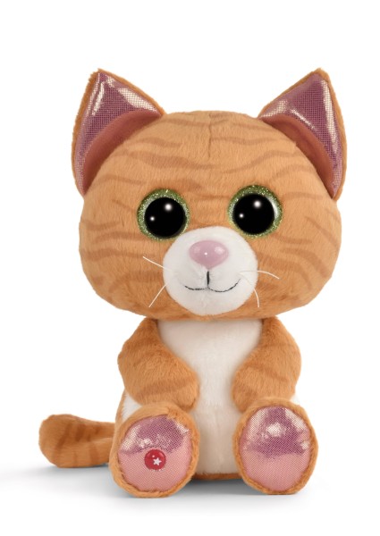 Soft Toy GLUBSCHIS Tabby Cat Tabbrey NICI GREEN