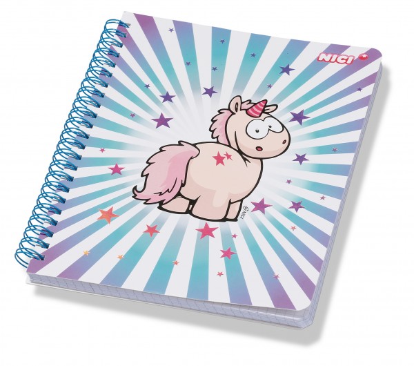 DIN A5 spiral note pad Theodor & Friends, 80 pages