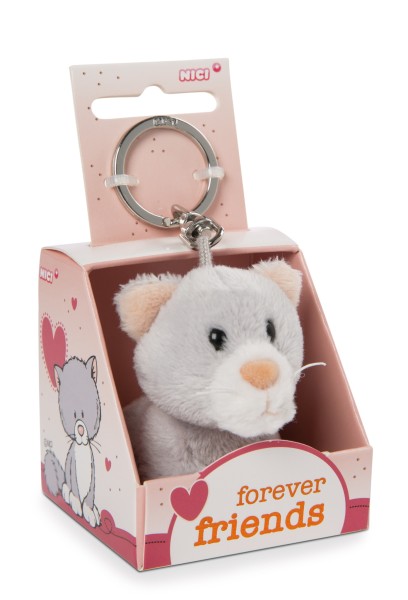 Key Ring Cat "Forever Friends" in gift box