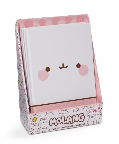 Notebook with hard cover Molang DIN A5, lined