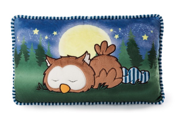"Glow-in-the-dark" Cushion Owl Oscar rectangular