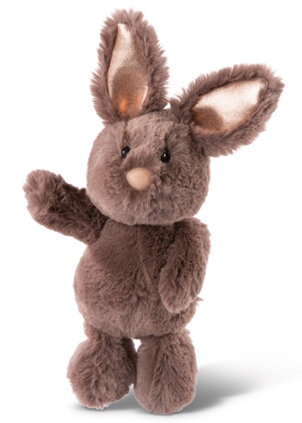 Soft toy Spring Rabbit dark brown