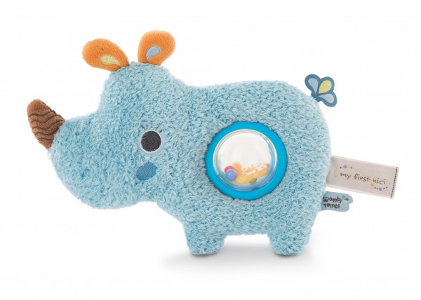 Activity Cuddly Toy Rhino Manuffi