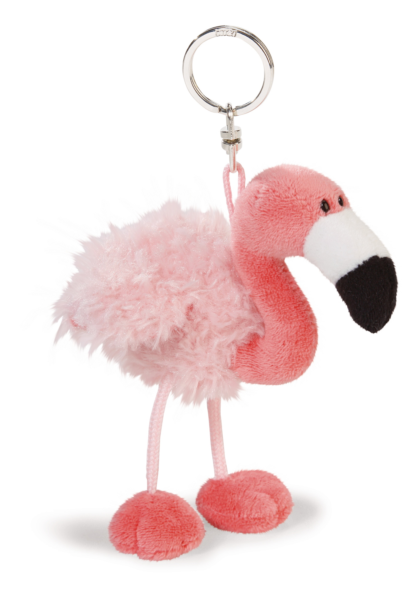 Nici Plüsch Schlüsselanhänger Flamingo 10cm Stofftier Plüschtier Anhänger keyfob 