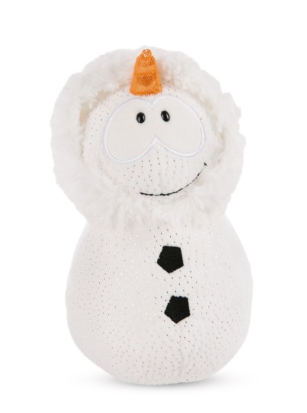 Standing Cuddly Toy Snowman Snowbert NICI GREEN